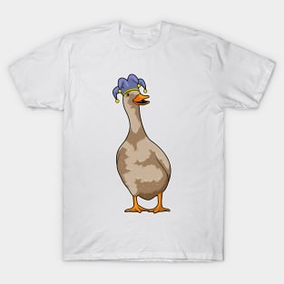 Duck as Jester in Middle age T-Shirt